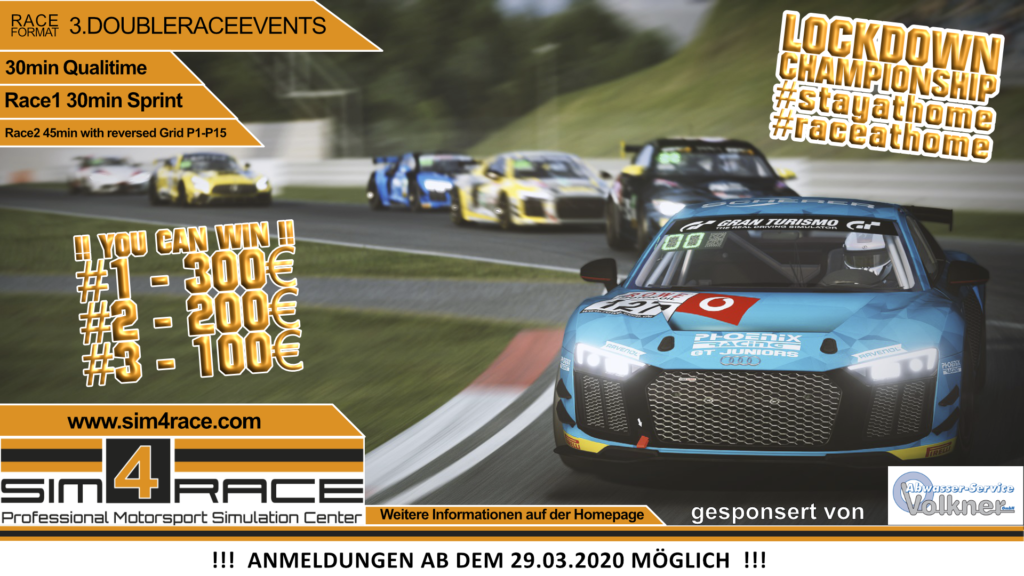 Sim4race E-motorsport Renn-Simulation Und Simulatoren | Lockdown Challenge